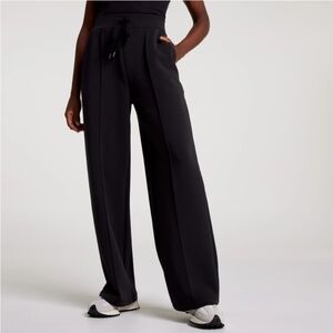 Calia Black Pintuck Drawstring Sweat Pants
